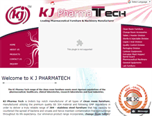 Tablet Screenshot of kjpharmatech.com